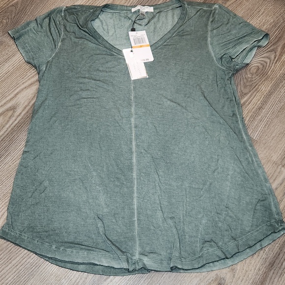 Cable & Gauge Tops - Cable & Gauge Olive Short Sleeve Tee